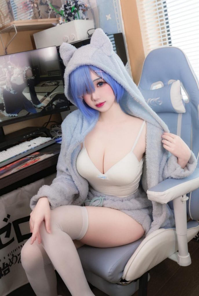 雪晴Astra 蕾姆猫猫[13P-106MB]-玩偶屋