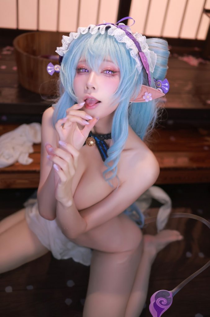 水淼aqua NO.219 梦见月瑞希（原神） [69P-92MB]VIP-玩偶屋