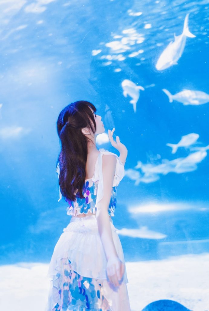 桜桃喵 – NO.204 水族馆 [15P-226MB]-玩偶屋