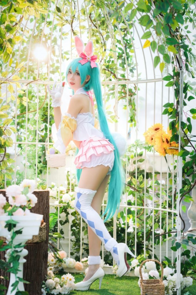 焖焖碳 NO.047 初音未来复活节兔子[22P-162MB]-玩偶屋