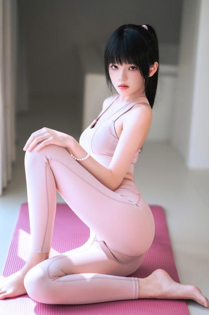 桜桃喵 – NO.201 瑜伽服[45P-282MB]-玩偶屋