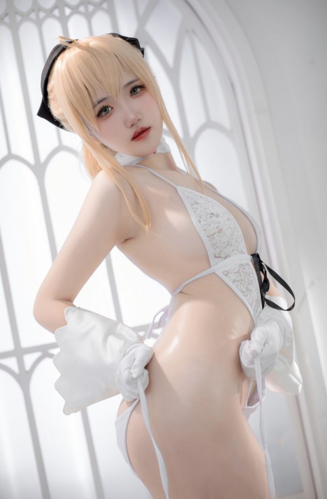 阿薰kaOri – NO.40 FGO 白Saber[50P-229MB]-玩偶屋