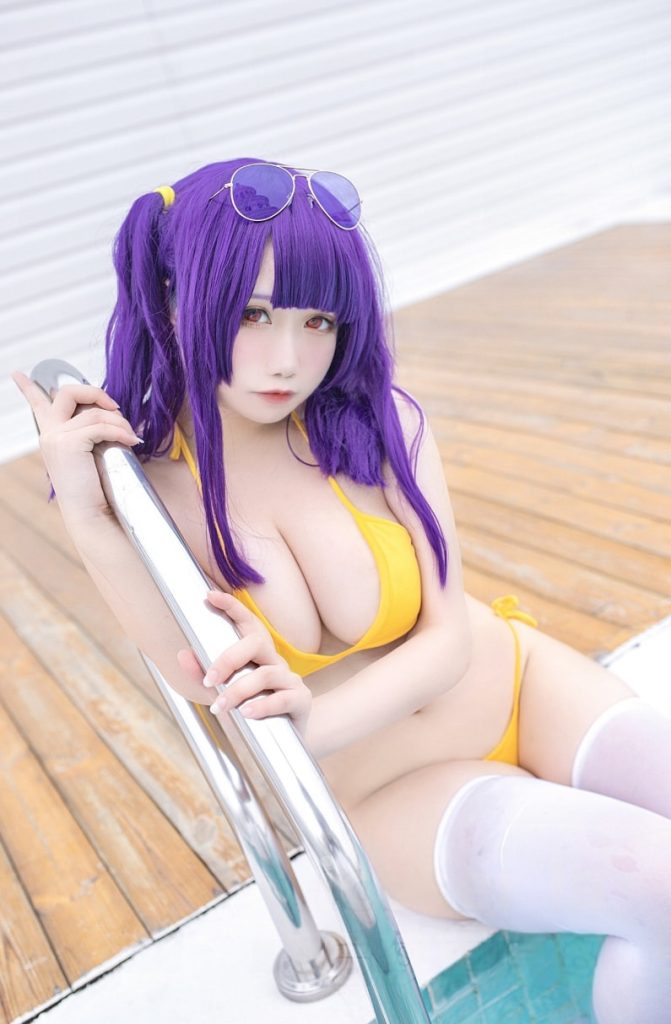 贞子蜜桃 – NO.18 碧蓝航线 波拉泳装 [23P-80MB]-玩偶屋