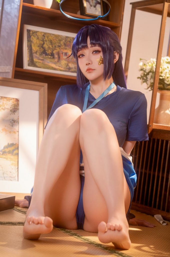 星之迟迟 NO.250 2025年6月计划E 蔚蓝档案-早濑优香体操服[69P1V-1.24GB]VIP-玩偶屋