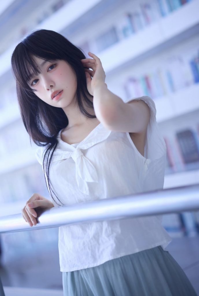 Shika小鹿鹿 NO.134 图书馆 [16P-294MB]-玩偶屋
